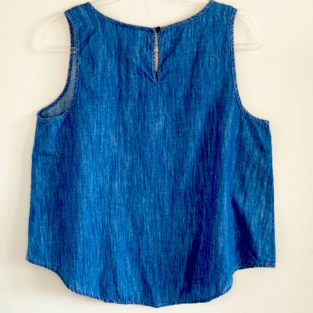 Universal Thread Light Blue Denim Tank Top - Picture 4 of 10